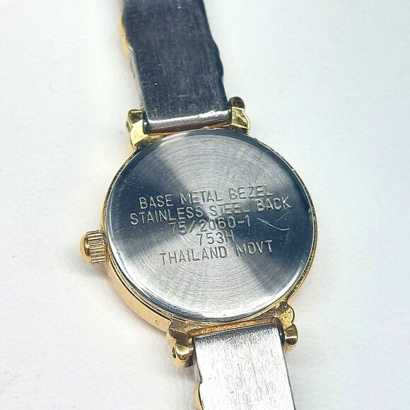 Armitron Now Womens Gold & Silver Tone Roman Numeral Watch New Battery WORKS - Picture 7 of 8